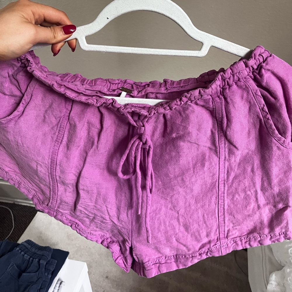 Free people flowy beach shorts